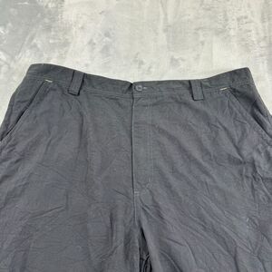 REI Shorts Mens 40x10 Black Nylon Hiking Outdoors UPF50+ Zip Pockets High Rise